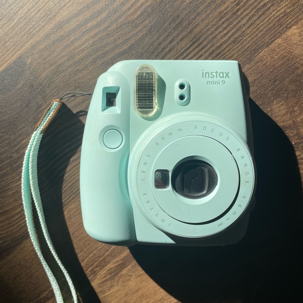 Ice Blue Instax Mini Polaroid Camera